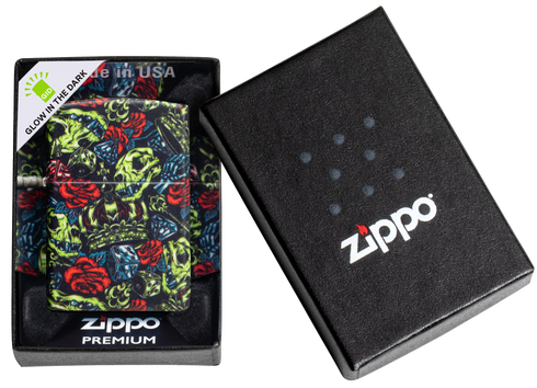 Zippo vžigalnik 49696 Skull Crown