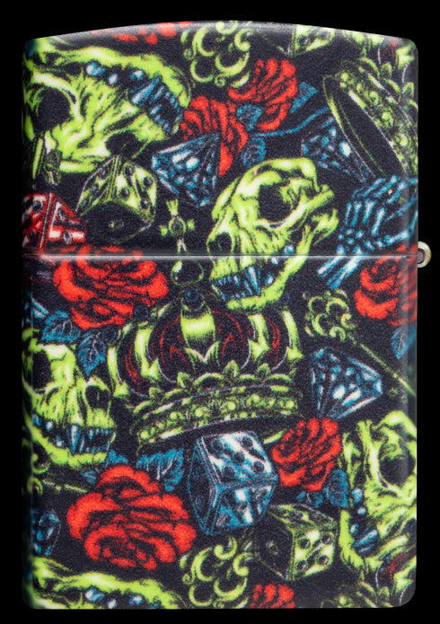 Zippo vžigalnik 49696 Skull Crown