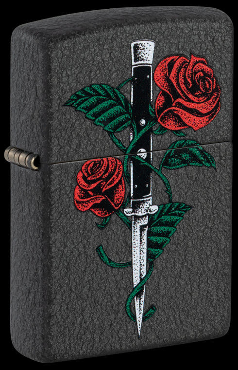 Zippo vžigalnik 49778 Rose Dagger Tattoo