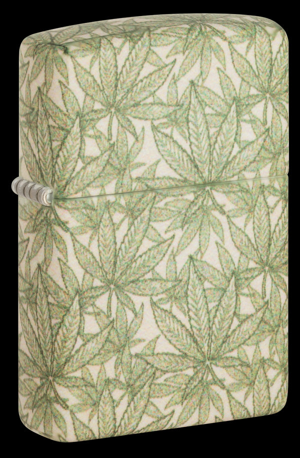 Zippo vžigalnik 49804 Green Cannabis