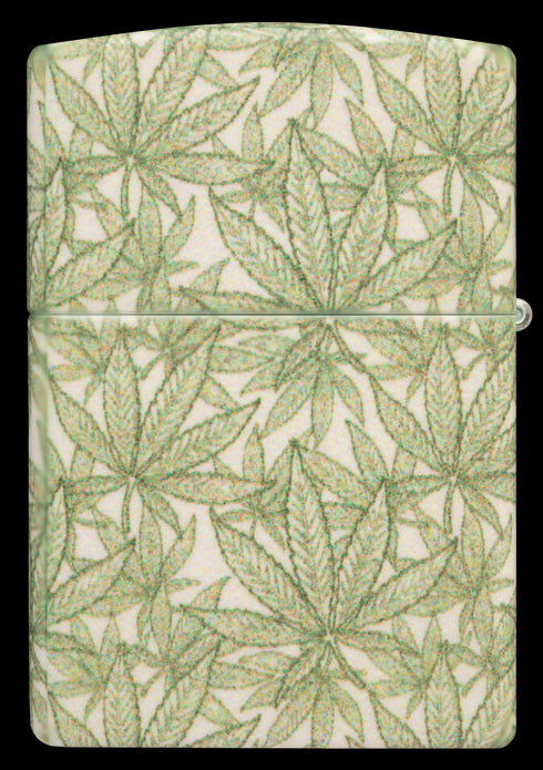 Zippo vžigalnik 49804 Green Cannabis