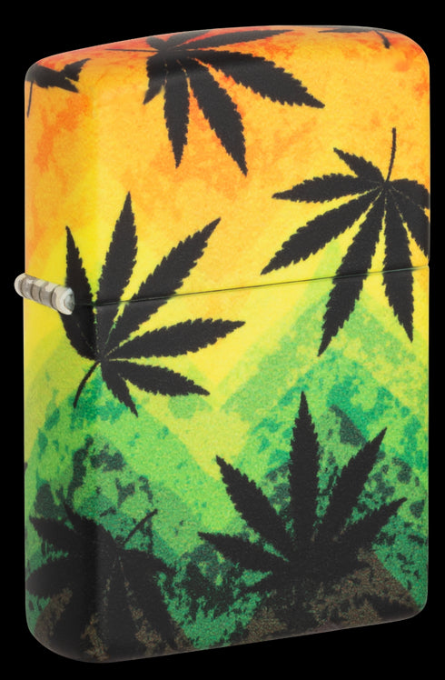 Zippo vžigalnik 49806 Rasta Cannabis