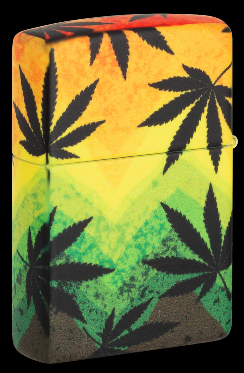 Zippo vžigalnik 49806 Rasta Cannabis