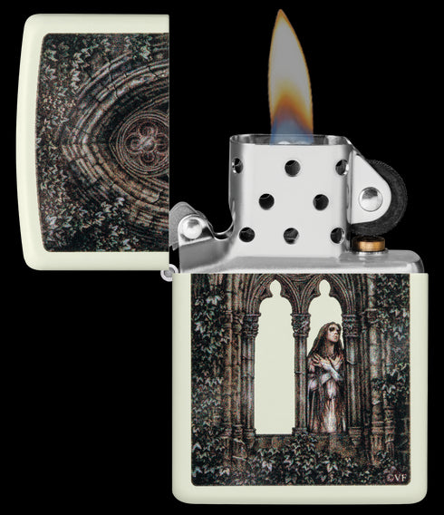 Zippo vžigalnik 49836 Victoria Francés, Glow in the Dark