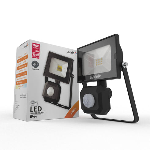 Avide 08984 Reflektor s senzorjem SMD LED 10W NW 800 lm