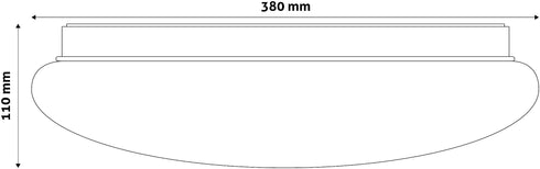 Avide 929163 Svetilka stropna LED Stella 2xE27