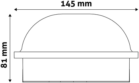 Avide 915289 Zunanja svetilka (Triton-O) Oval 20W 4000K 1700 lm IP65