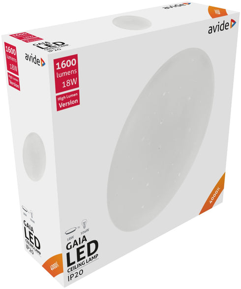 Avide 927145 Stropna svetilka Gaia LED 18W 4000K 1600 lm