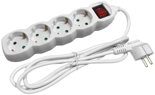 Entac 977980 Podaljšek 4 vtični s stikalom 1,5 m