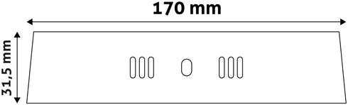 Avide 282021 Stropna svetilka LED 12W NW 6400K