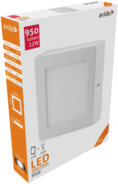 Avide 281987 Stropna svetilka LED 12W NW 950 lm