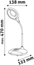 Avide 62287644 Namizna svetilka RGB Bela LED NW