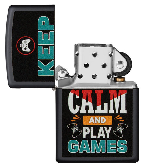 Zippo vžigalnik 60.005.129 Keep Calm Gamer