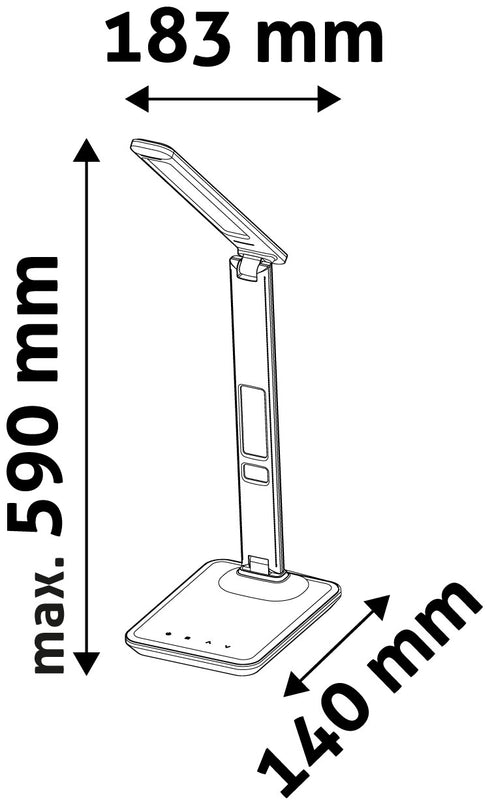 Avide 280614 Svetilka namizna LED Office Leather Calendar
