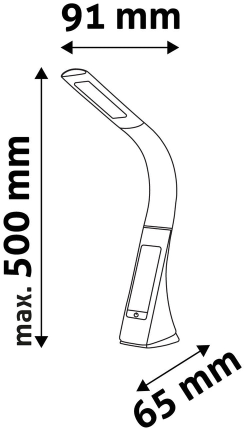 Avide 909363 Namizna svetilka LED Bussines Leather Calendar 6W NW 350 lm