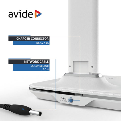 Avide 909400 Svetilka namizna LED Office Leather Calendar 6W CCT 350 lm