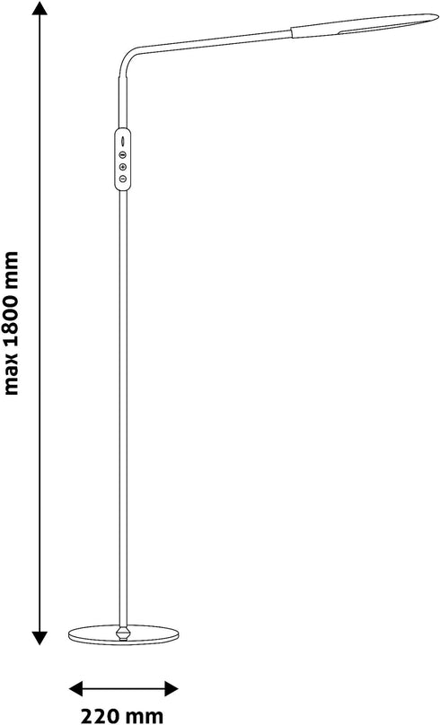 Avide 919409 Talna Svetilka LED Remo 9W CCT 500 lm