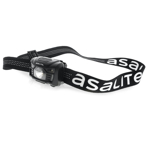 Asalite ASAL0169 Naglavna polnilna svetilka 3W CREE LED / 2x rdeče SMD LED diode