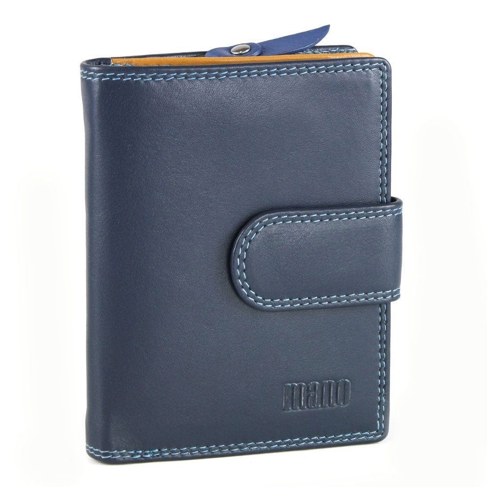 Mano M17702BL/LBL Ženska denarnica, odtenki modre/bež