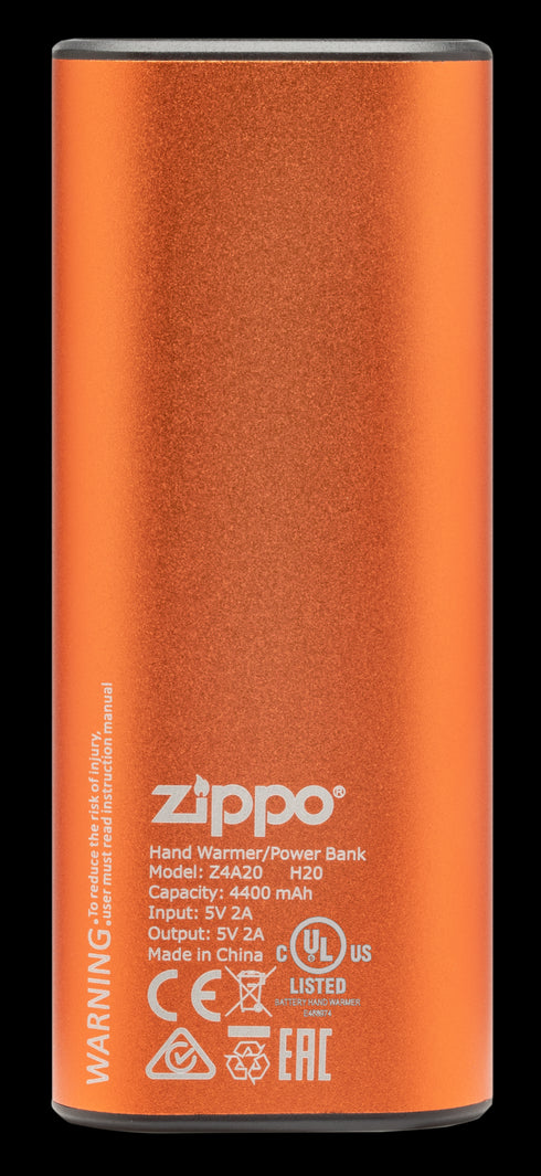 Zippo 2.007.388 HeatBank™ 6 - Polnilni grelec in Power Bank, Oranžen