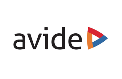 Avide logotip znamke LED razsvetljave