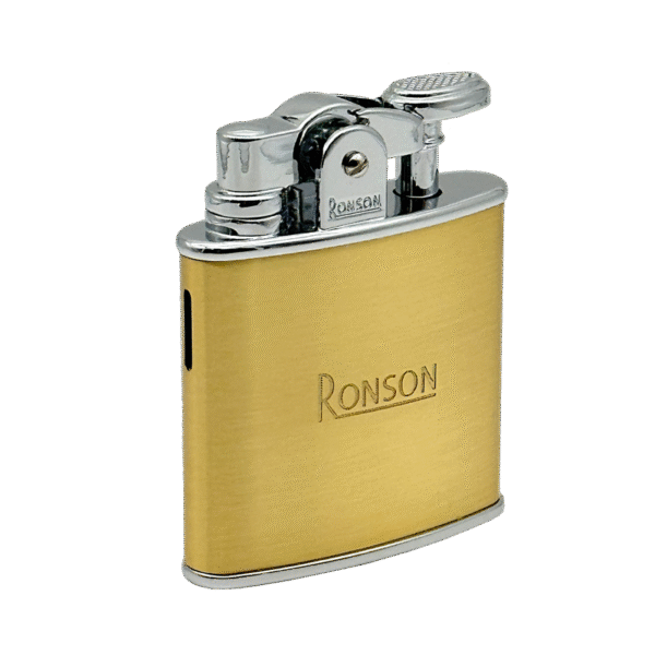 Vžigalnik Ronson 102002 plinski Jet Flame Nostalgia, Gold Satin