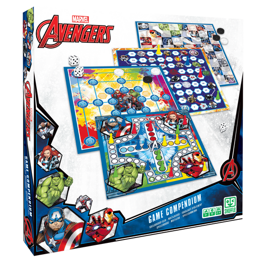 Cartamundi 103048001 Zbirka namiznih iger - Marvel Maščevalci