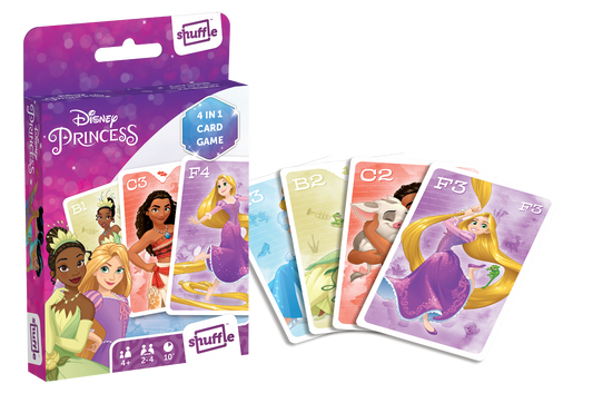 Cartamundi 108458992 Karte 4v1: Disney Princesses
