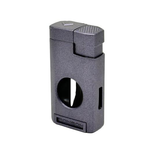 Vžigalnik Ronson 118002 za cigare plinski Jet Flame Thunder, Grey