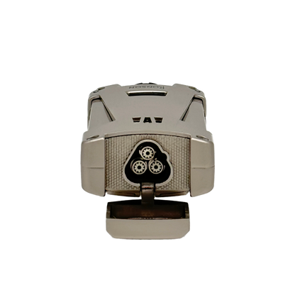Vžigalnik Ronson 119003 za cigare plinski Jet Flame Hurricane, Grey Satin