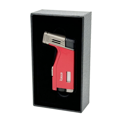 Gorilnik Ronson 120003 plinski Jet Flame Breeze, Red