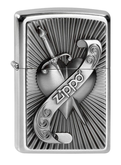 Zippo vžigalnik 2.003.969 Heart with Sword Emblem