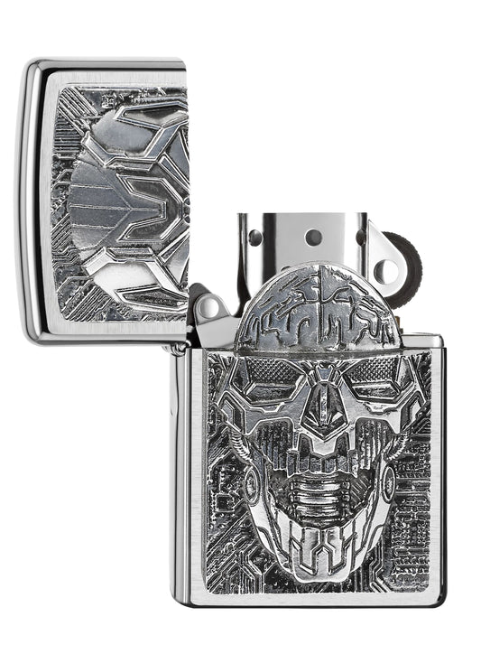 Zippo vžigalnik 2.007.759 Technic Skull Trick Emblem