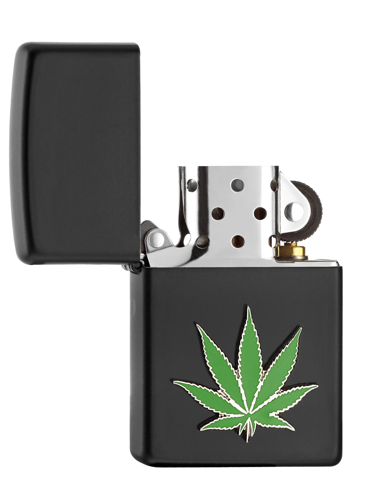 Zippo 2.008.025 vžigalnik Canabis Leaf Emblem