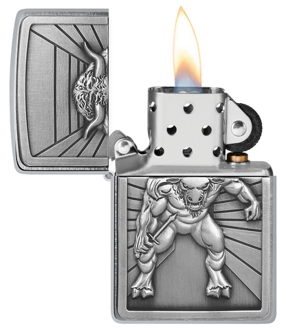 Zippo 2.008.234 vžigalnik Minotaur Emblem