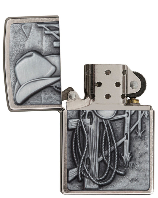 Zippo vžigalnik 24879 Resting Cowboy Emblem