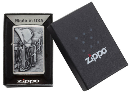 Zippo vžigalnik 24879 Resting Cowboy Emblem