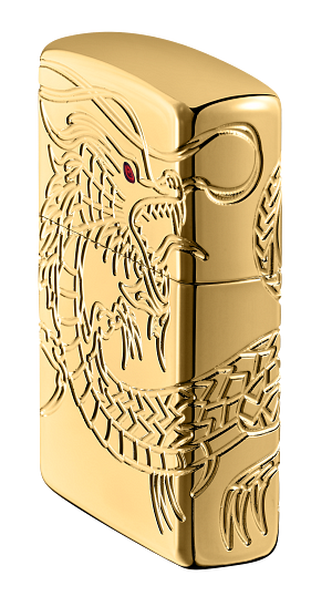 Zippo vžigalnik 29265 Golden Asian Dragon Armor®