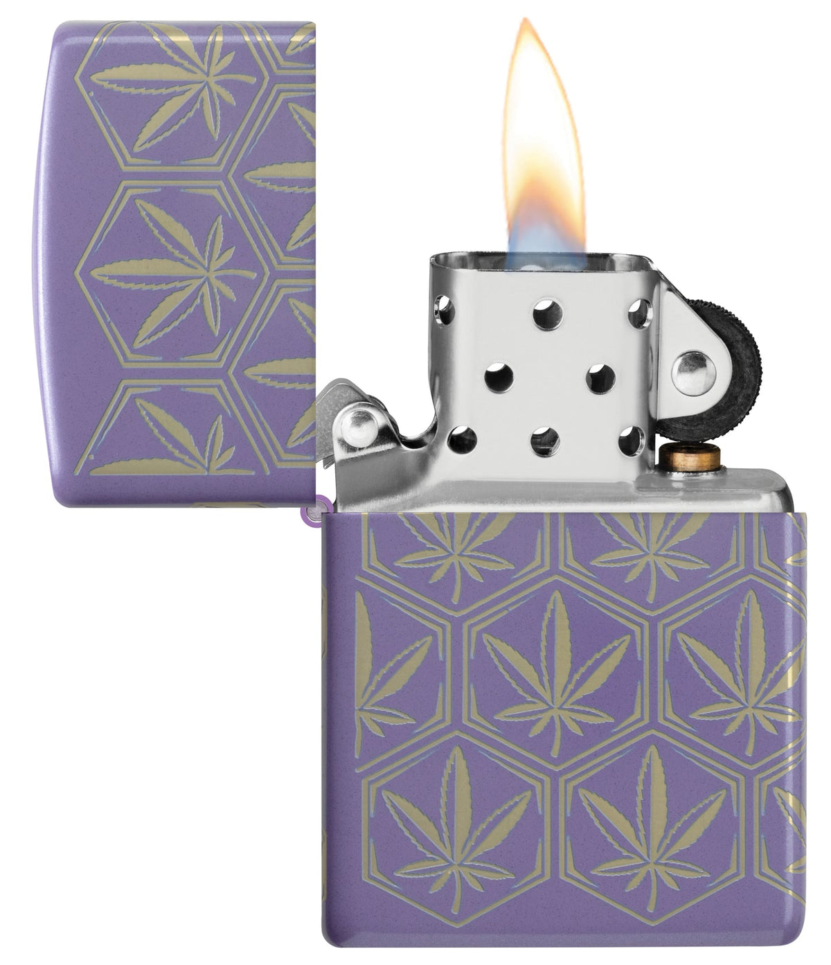 Zippo 46855 vžigalnik Honeycomb Cannabis