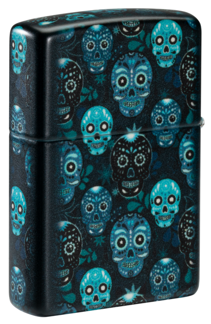 Zippo vžigalnik 46017 Sugar Skull Glow in the Dark