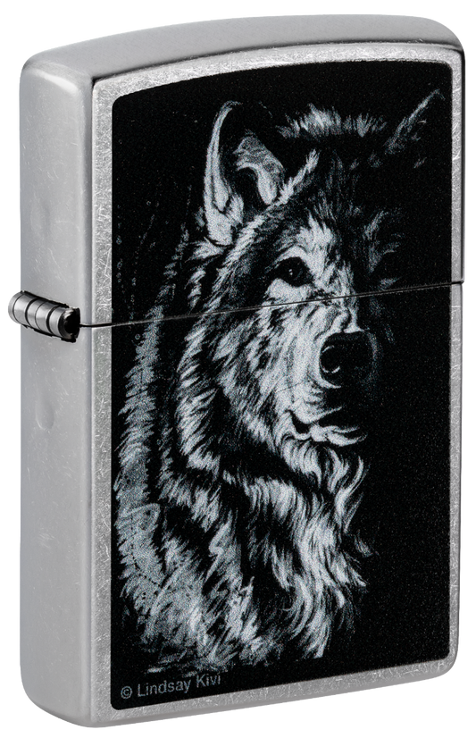 Zippo vžigalnik 46149 Wolf by Lindsay Kivi