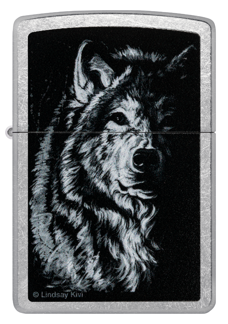 Zippo vžigalnik 46149 Wolf by Lindsay Kivi