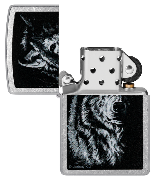 Zippo vžigalnik 46149 Wolf by Lindsay Kivi