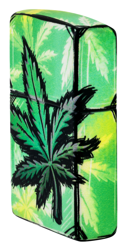 Zippo vžigalnik 46253 Glowing Cannabis