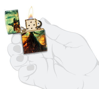 Zippo 46275 vžigalnik Witch, 540 Tumled Brass
