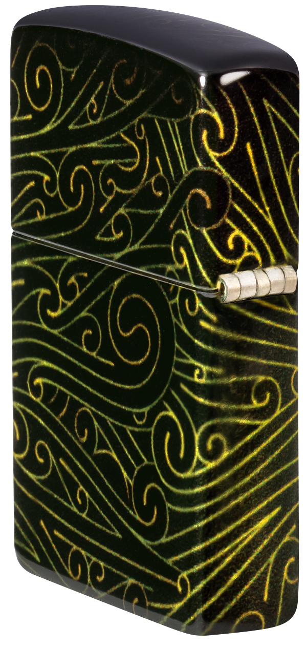 Zippo 46276 vžigalnik Cannabis Swirl, 540 Tumbled Brass