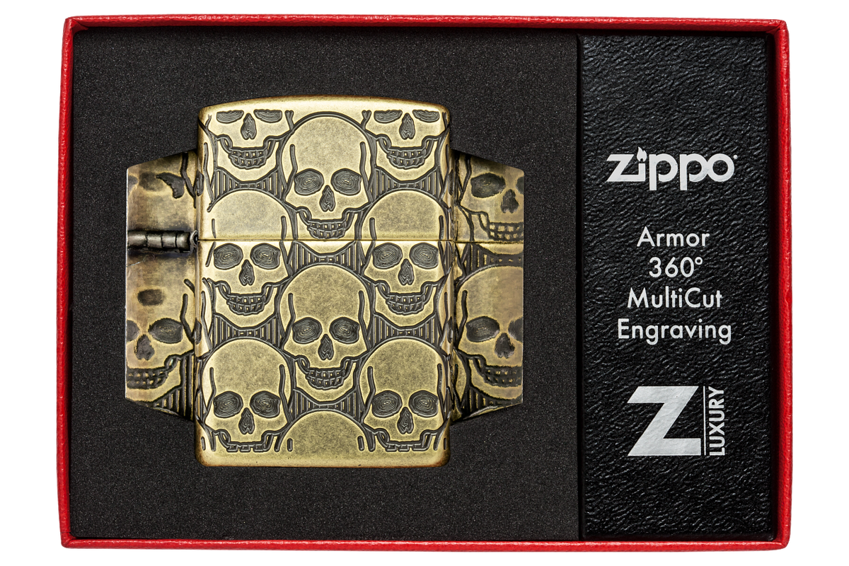 Zippo vžigalnik 46302 Skulls Armor®