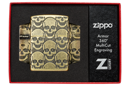 Zippo vžigalnik 46302 Skulls Armor®