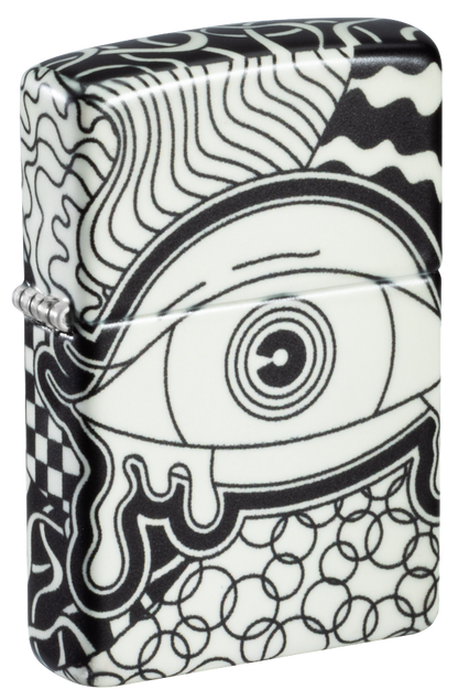 Zippo 46428 vžigalnik Psychedelic Eye, Glow in the Dark