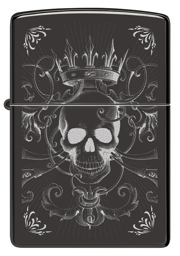Zippo 46699 vžigalnik Gothic King Skull